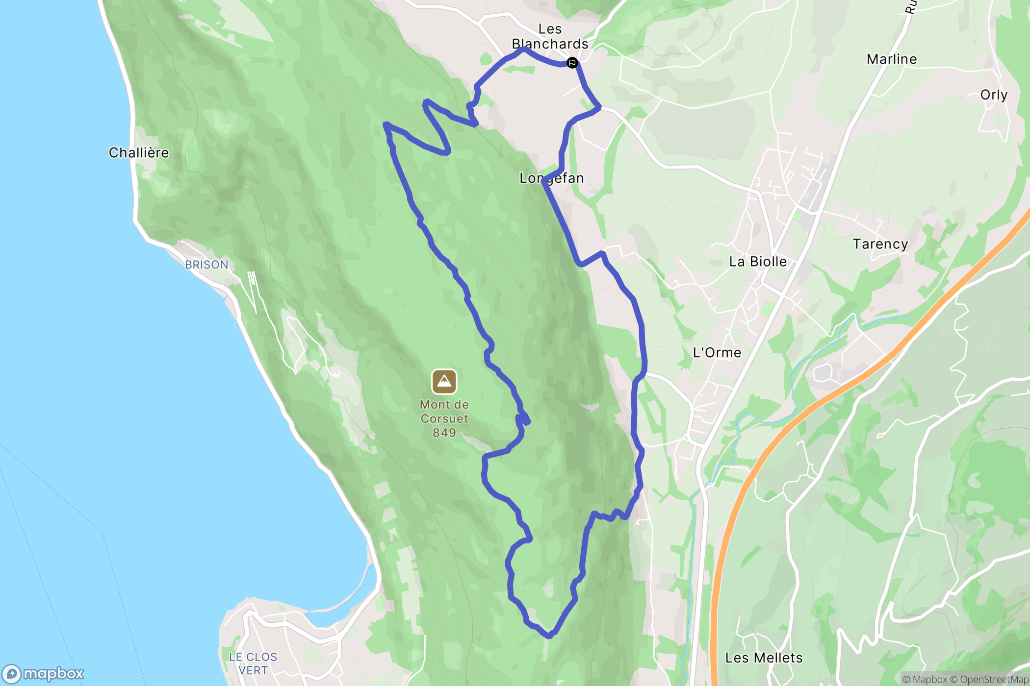 La Biolle: routekaart voor buitenactiviteiten - France