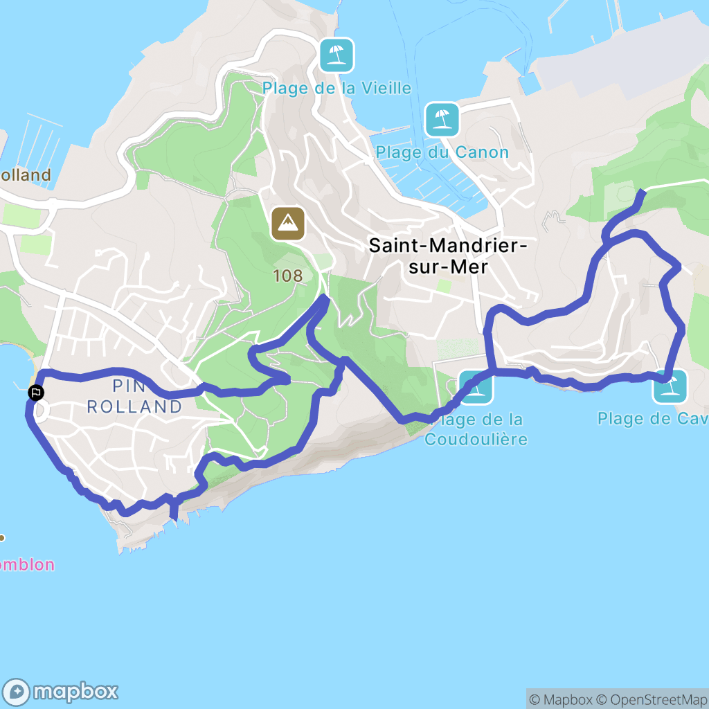 Saint-Mandrier-sur-Mer: routekaart voor buitenactiviteiten - France