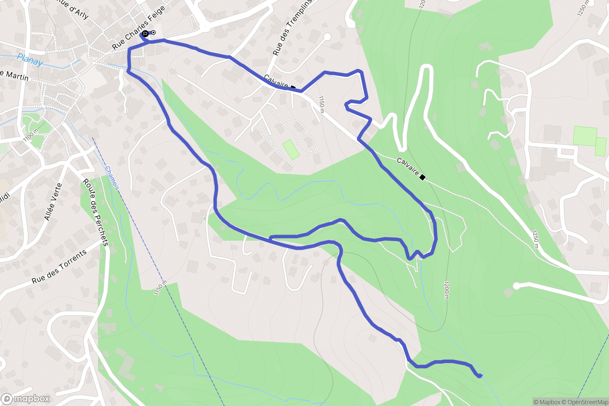Megève: routekaart voor buitenactiviteiten - France