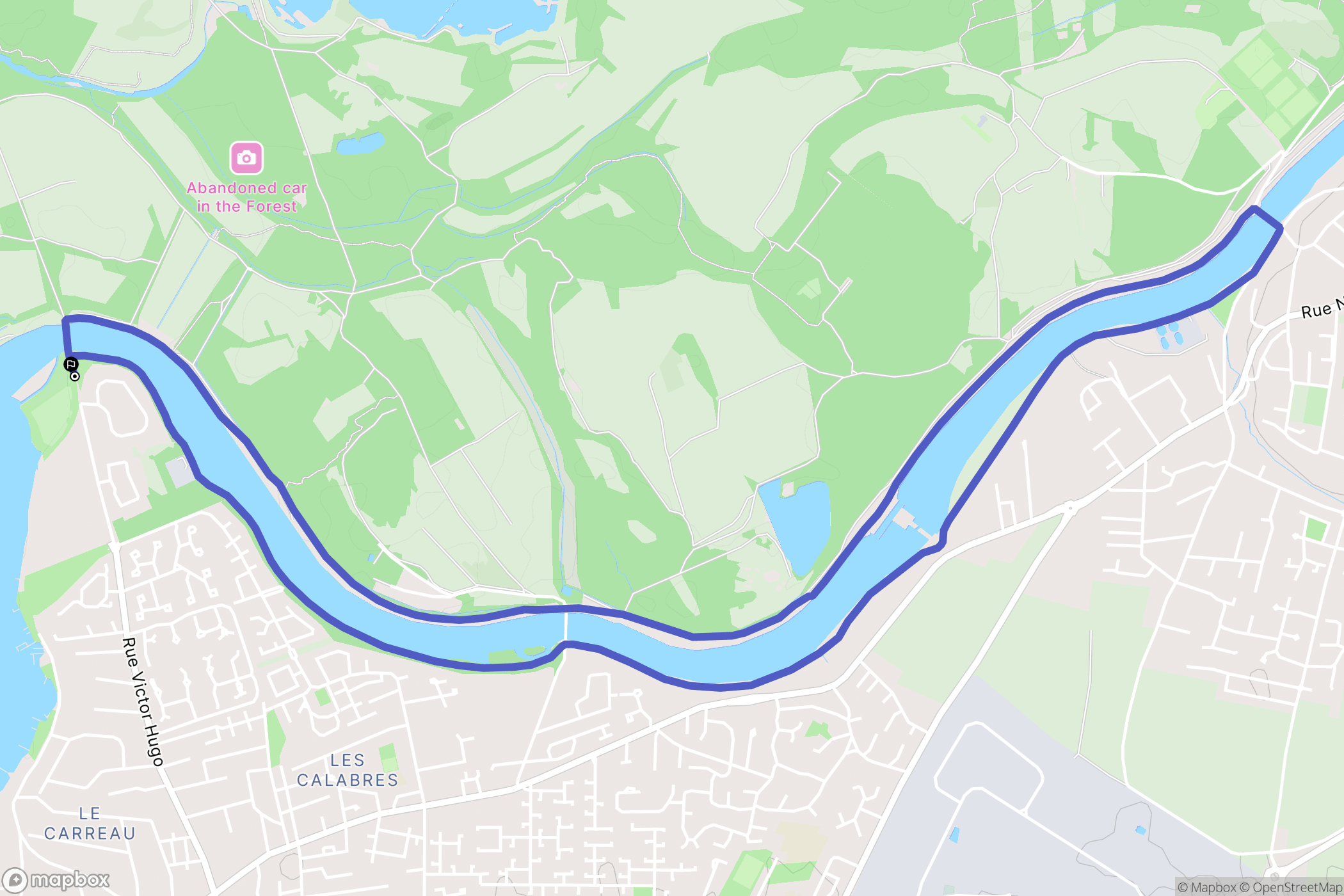 Meyzieu: routekaart voor buitenactiviteiten - France