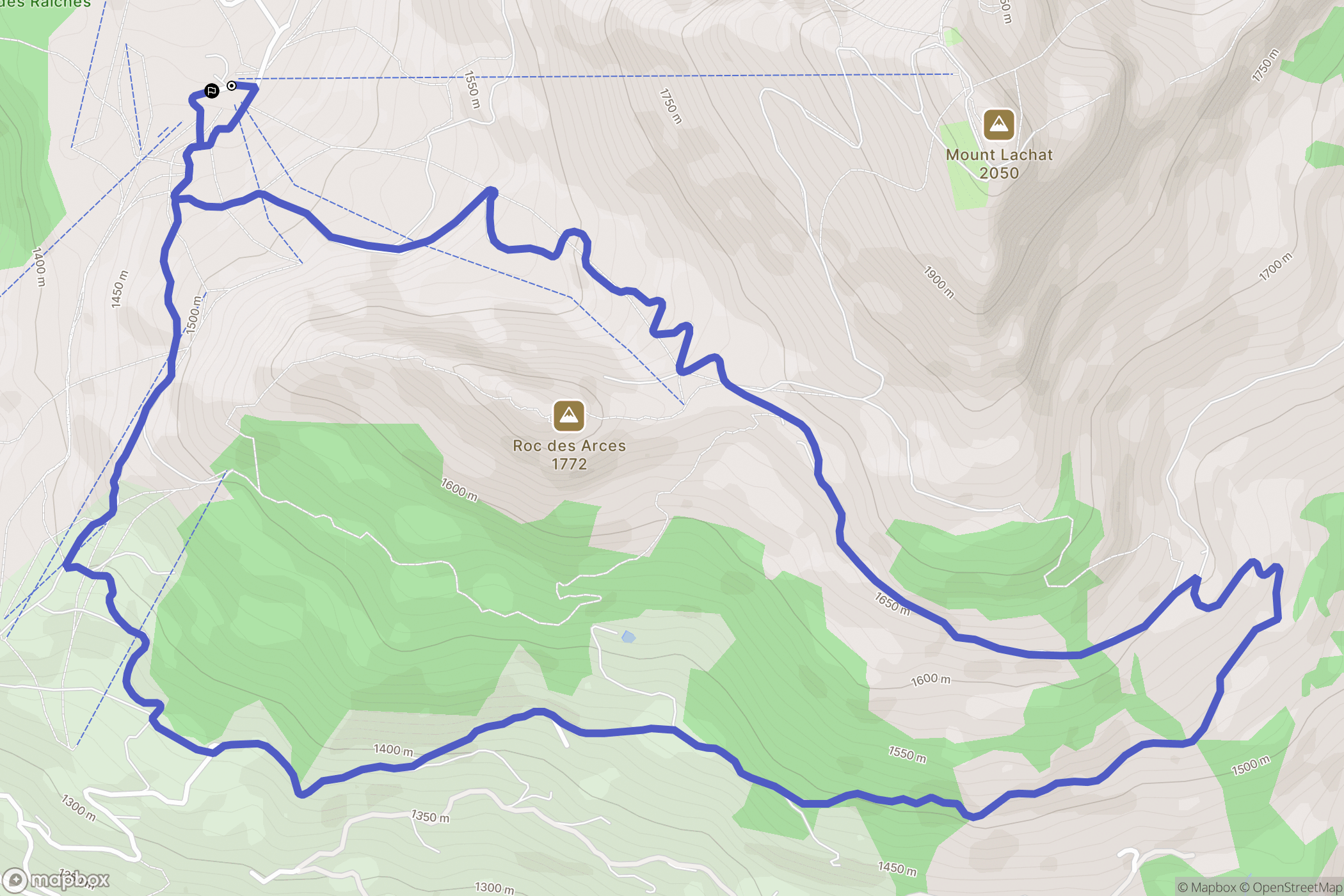 Le-Grand-Bornand: routekaart voor buitenactiviteiten - France