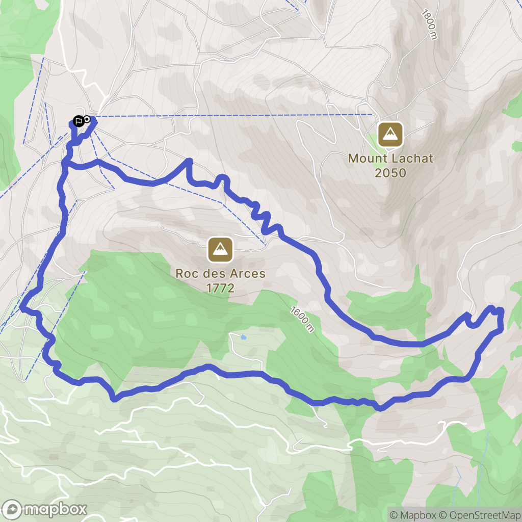 Le-Grand-Bornand: routekaart voor buitenactiviteiten - France