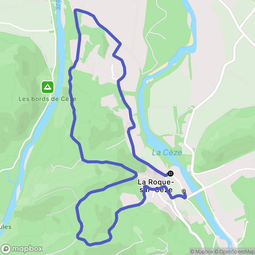 La Roque sur Cèze: routekaart voor buitenactiviteiten - France