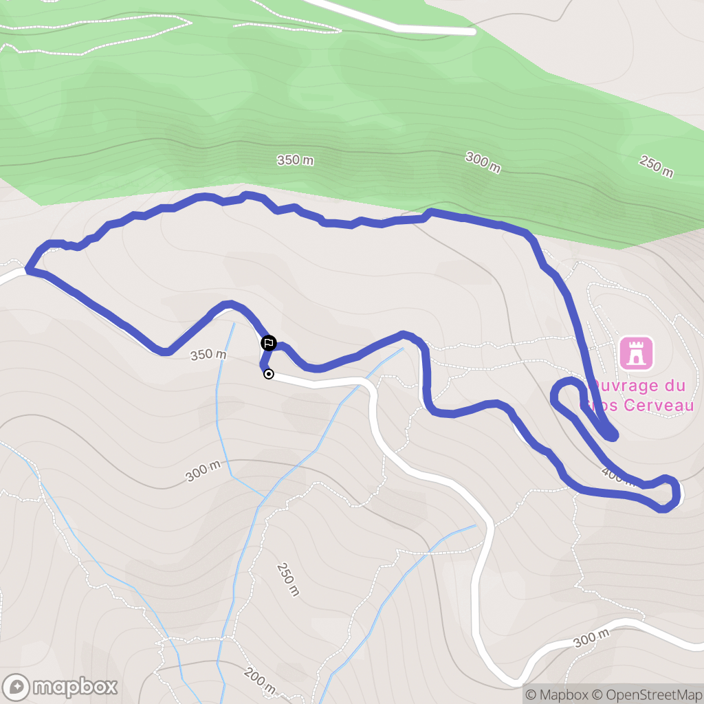 Sanary-sur-Mer : carte du parcours de randonnée - France