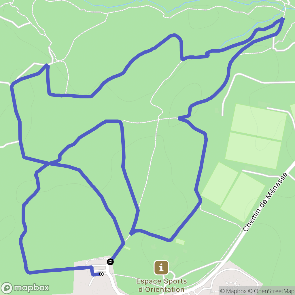 Saint-Pierre-du-Mont : carte du parcours de randonnée - France