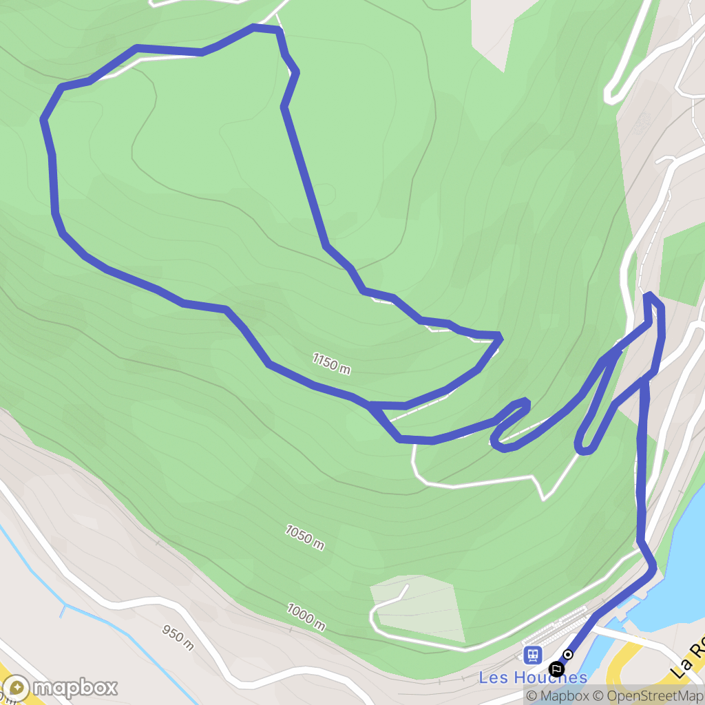 Les Houches: routekaart voor buitenactiviteiten - France