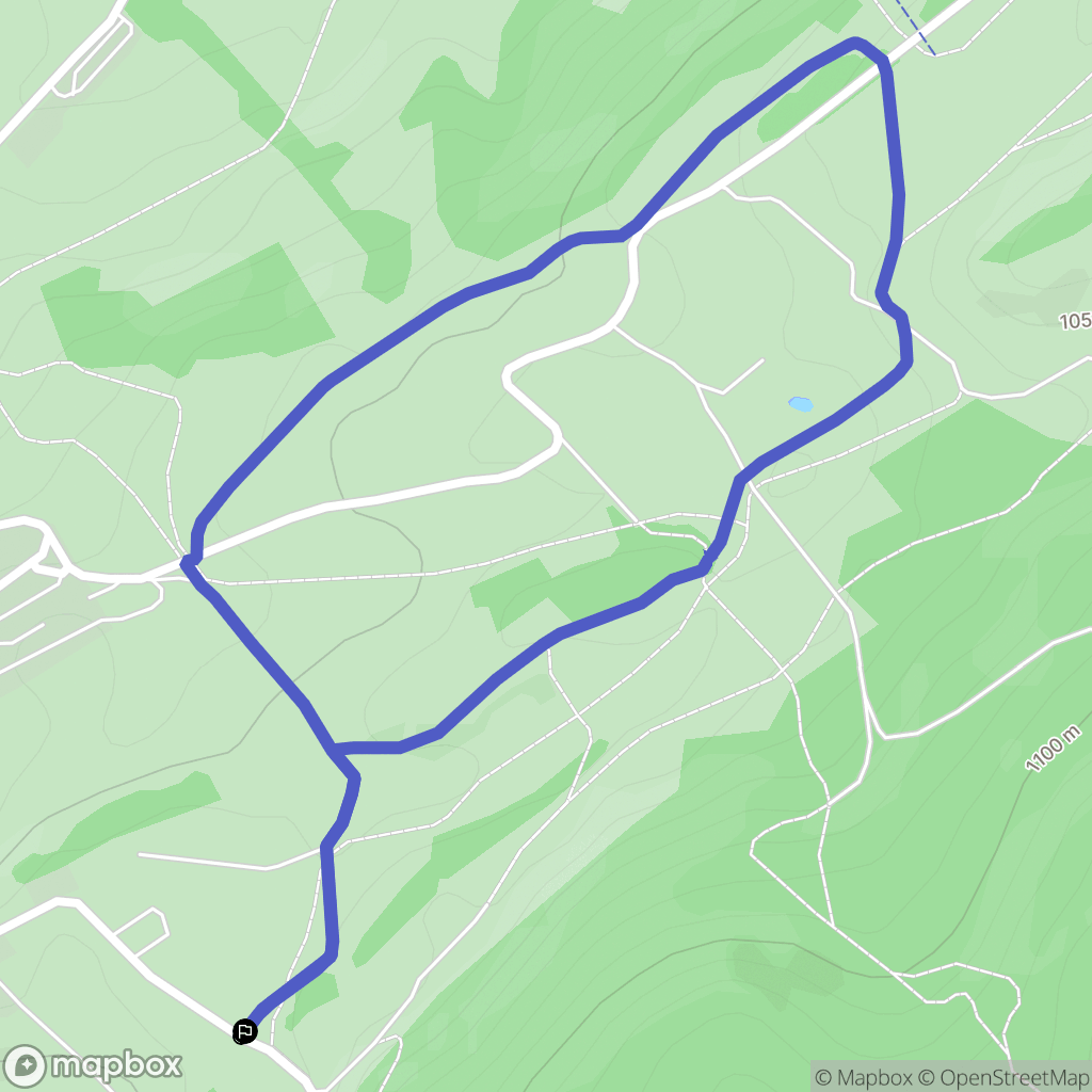 Foncine-le-Haut : carte du parcours de randonnée - France