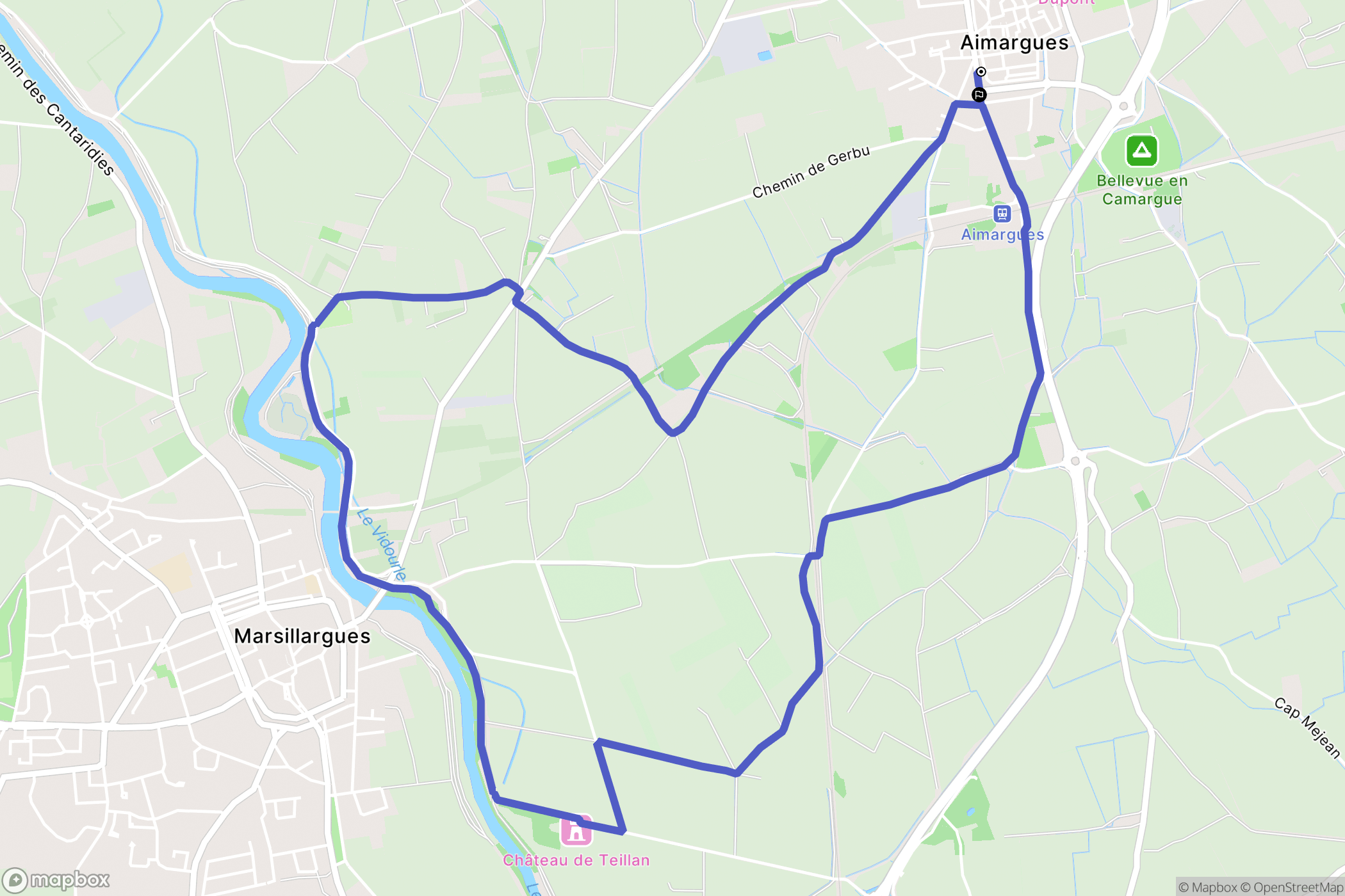 Aimargues: routekaart voor buitenactiviteiten - France