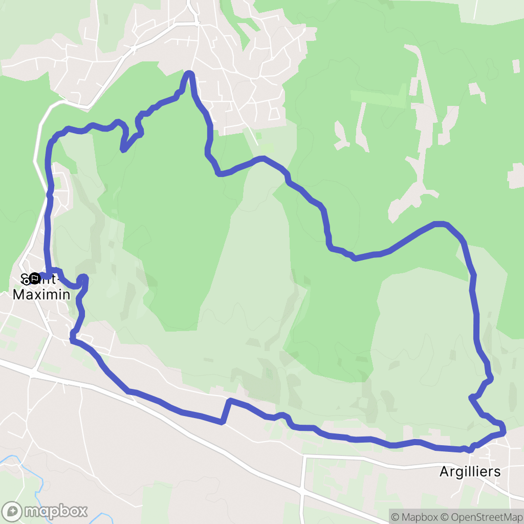 Saint-Maximin: routekaart voor buitenactiviteiten - France