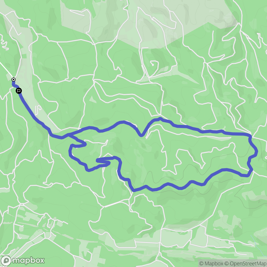 Saint-Étienne-du-Grès : carte du parcours de randonnée - France