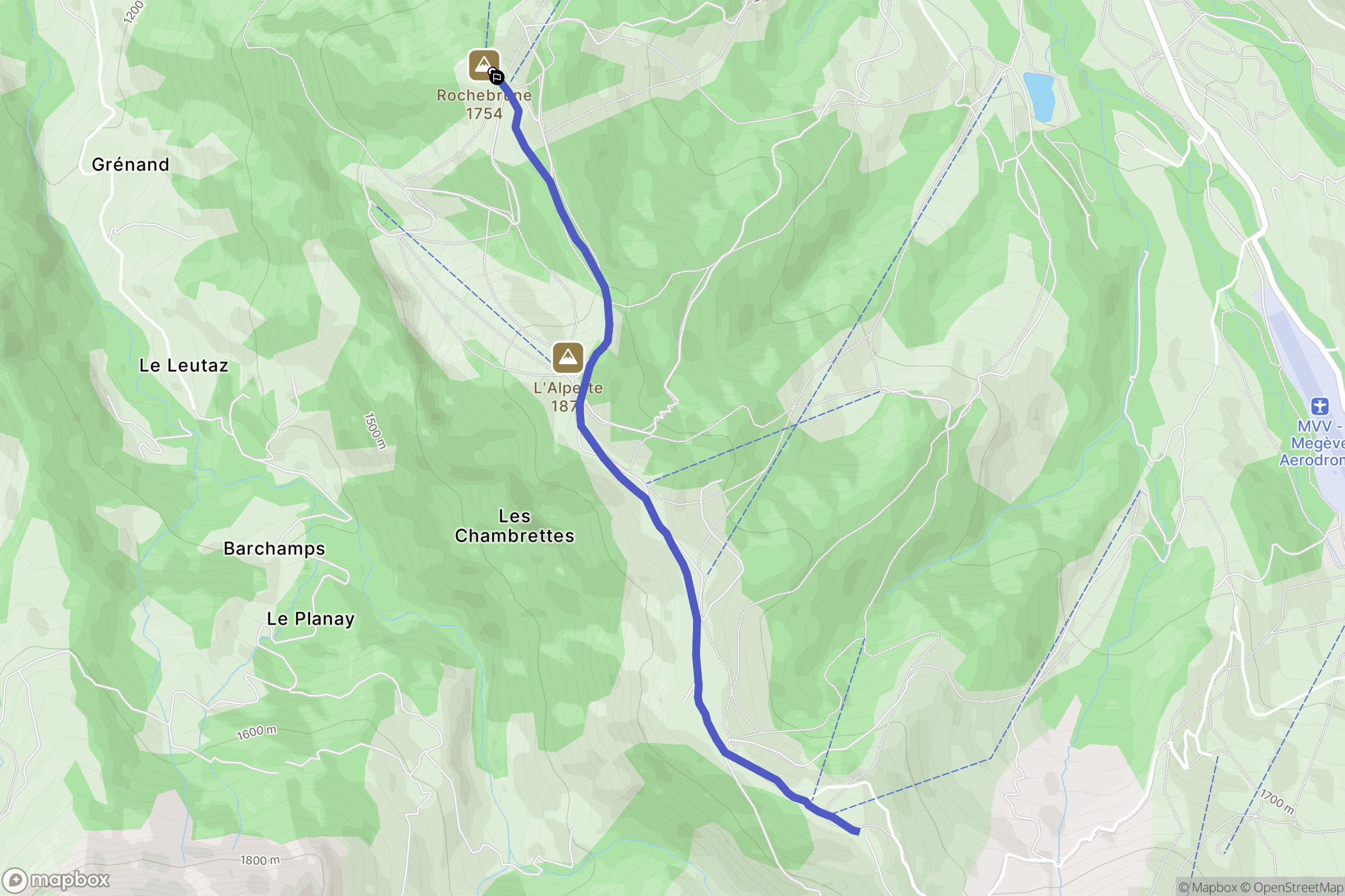 Megève: routekaart voor buitenactiviteiten - France