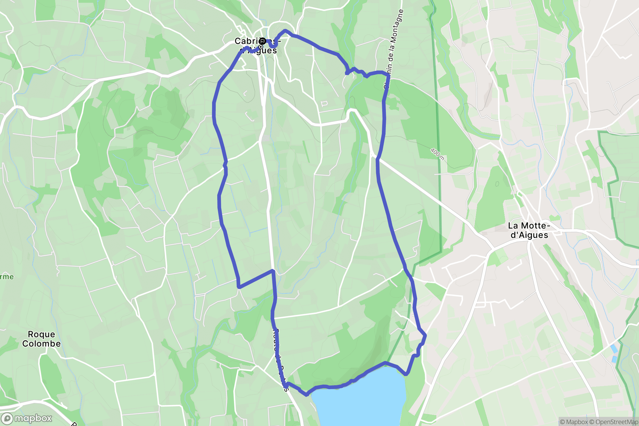 Cabrières-d'Aigues: routekaart voor buitenactiviteiten - France
