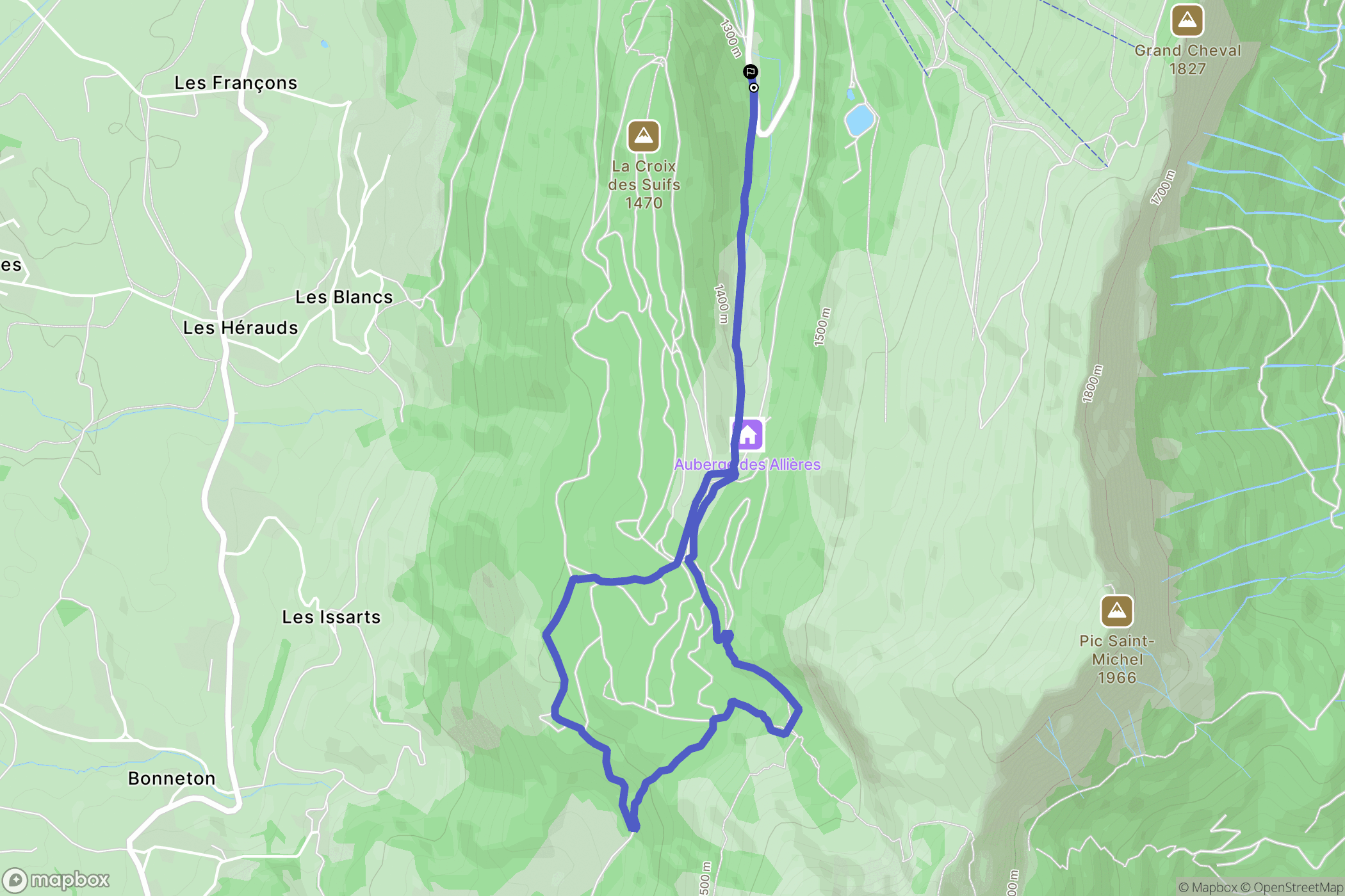 Lans-en-Vercors: routekaart voor buitenactiviteiten - France