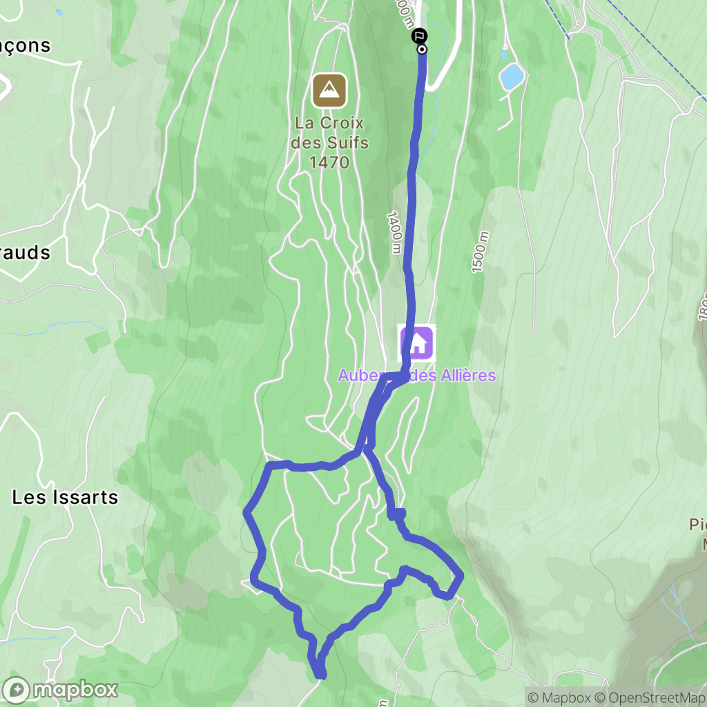 Lans-en-Vercors: routekaart voor buitenactiviteiten - France