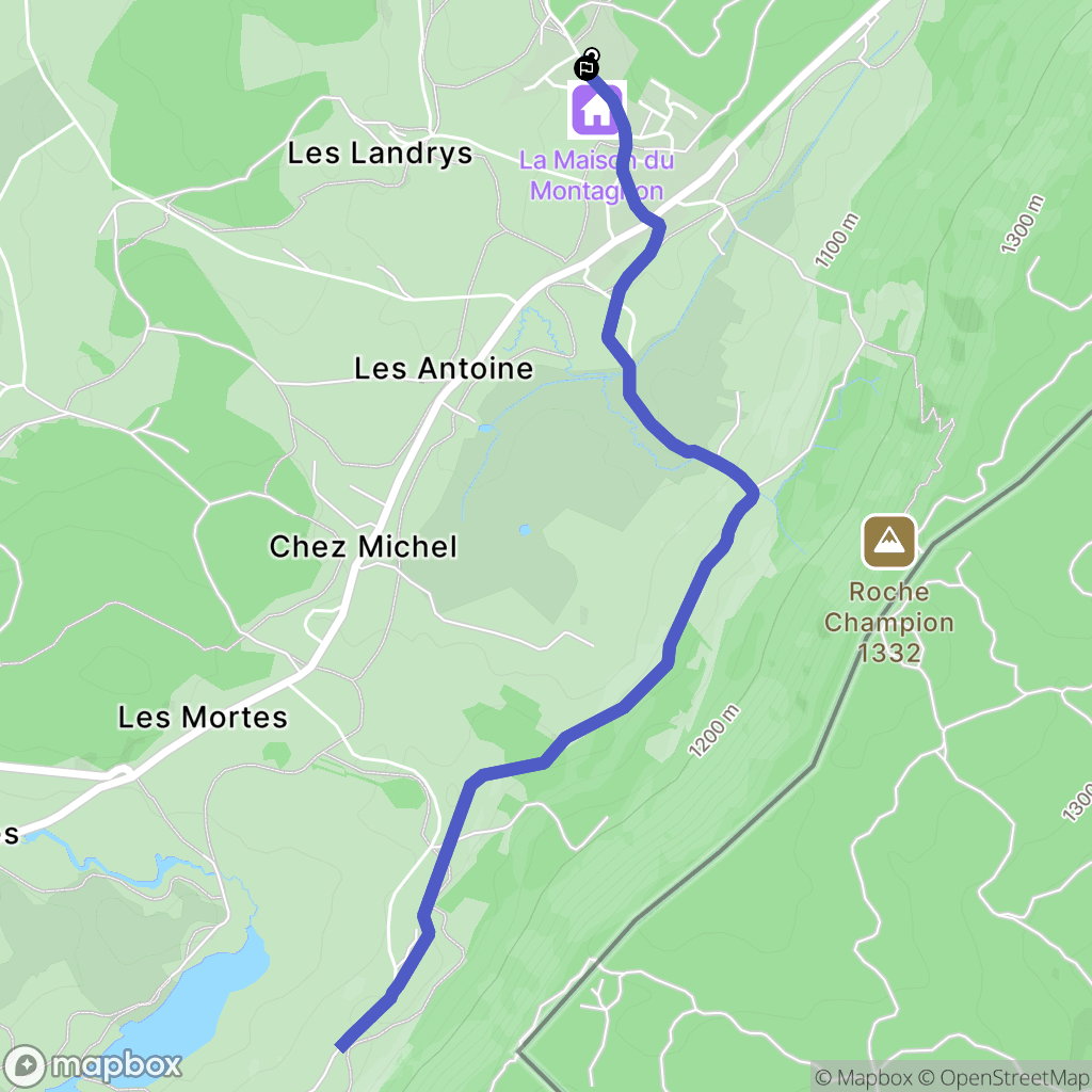 Chapelle des Bois: routekaart voor buitenactiviteiten - France