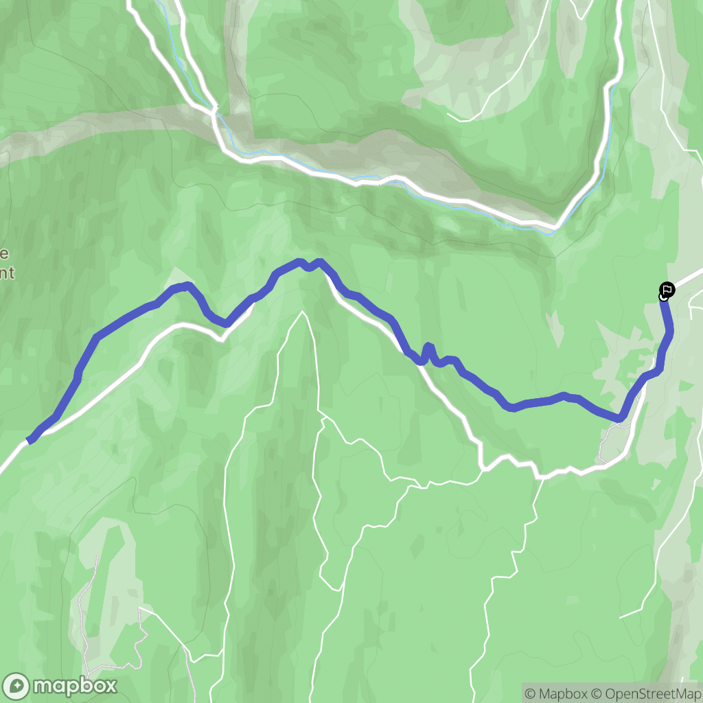 Villard-de-Lans : carte du parcours de randonnée - France