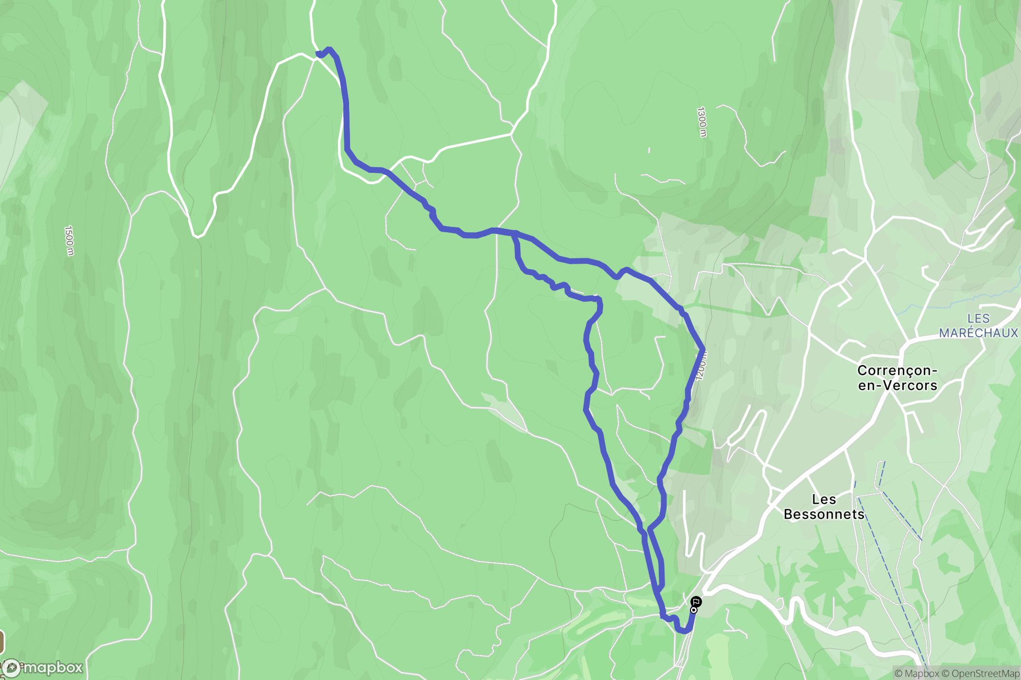 Corrençon-en-Vercors: routekaart voor buitenactiviteiten - France