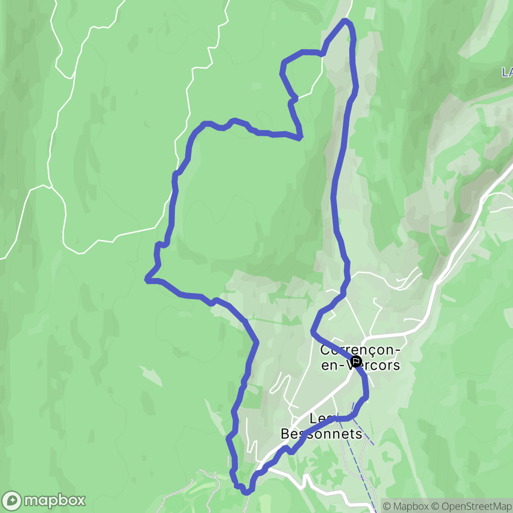 Corrençon-en-Vercors: routekaart voor buitenactiviteiten - France