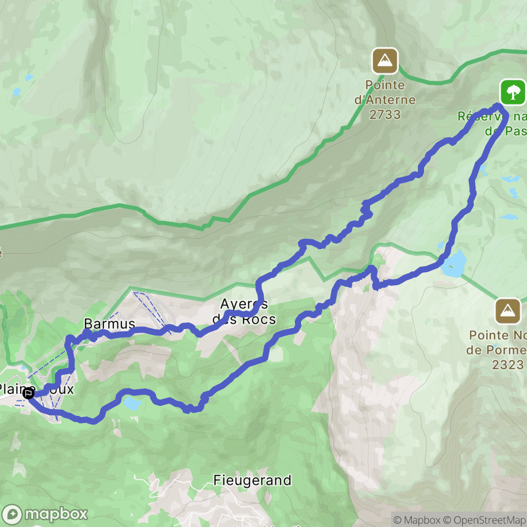 Plaine Joux: routekaart voor buitenactiviteiten - France