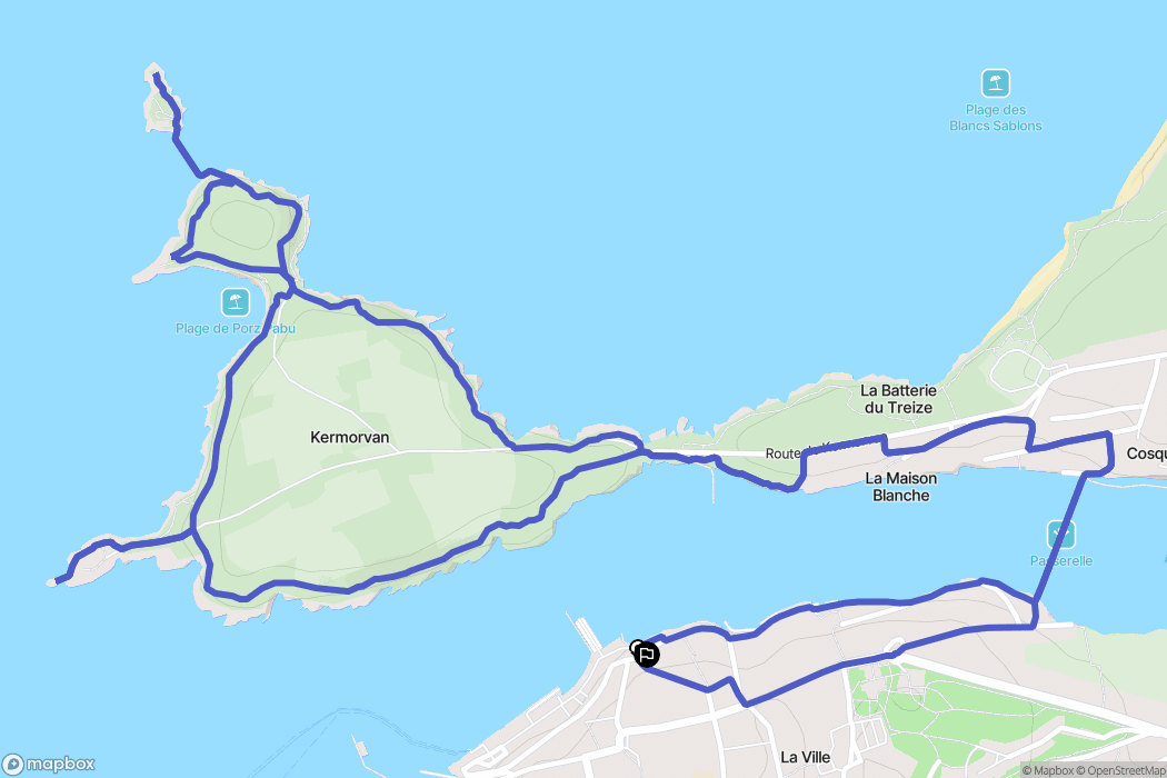 Le Conquet: routekaart voor buitenactiviteiten - France