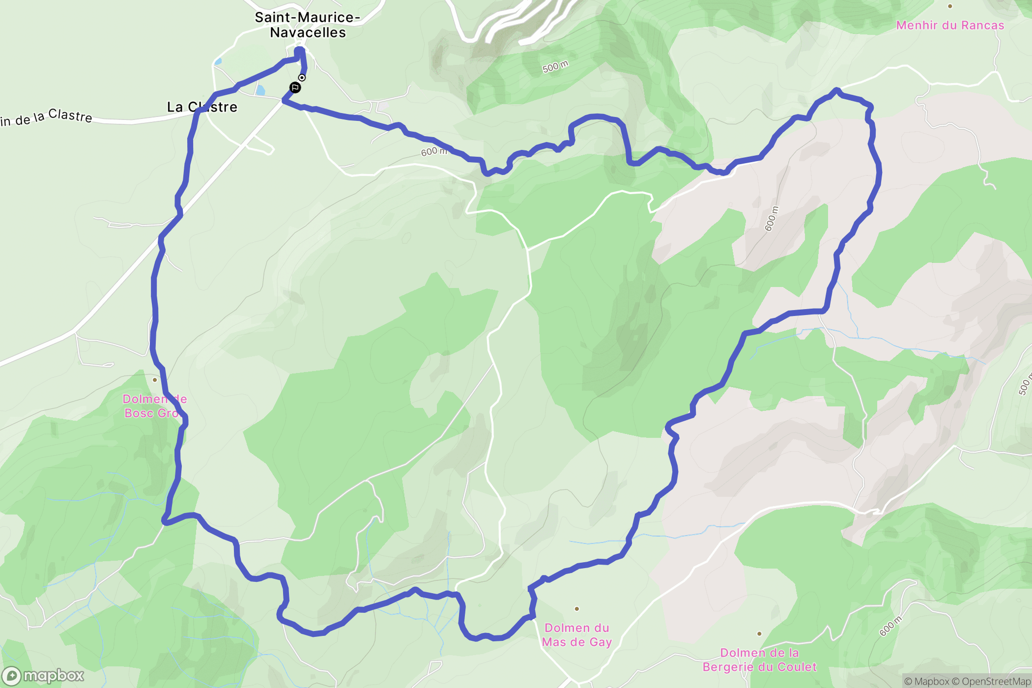 Saint-Maurice-Navacelles: routekaart voor buitenactiviteiten - France