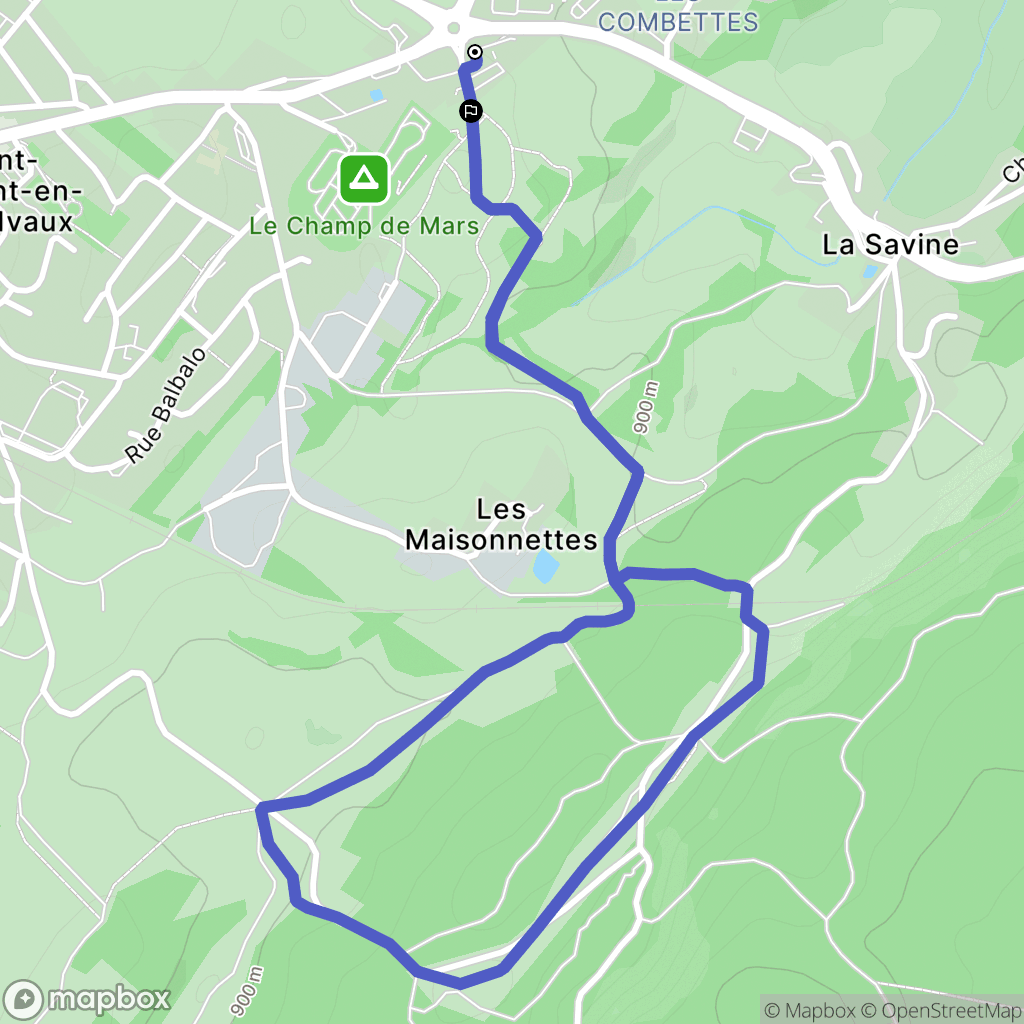 Saint-Laurent-en-Grandvaux: routekaart voor buitenactiviteiten - France
