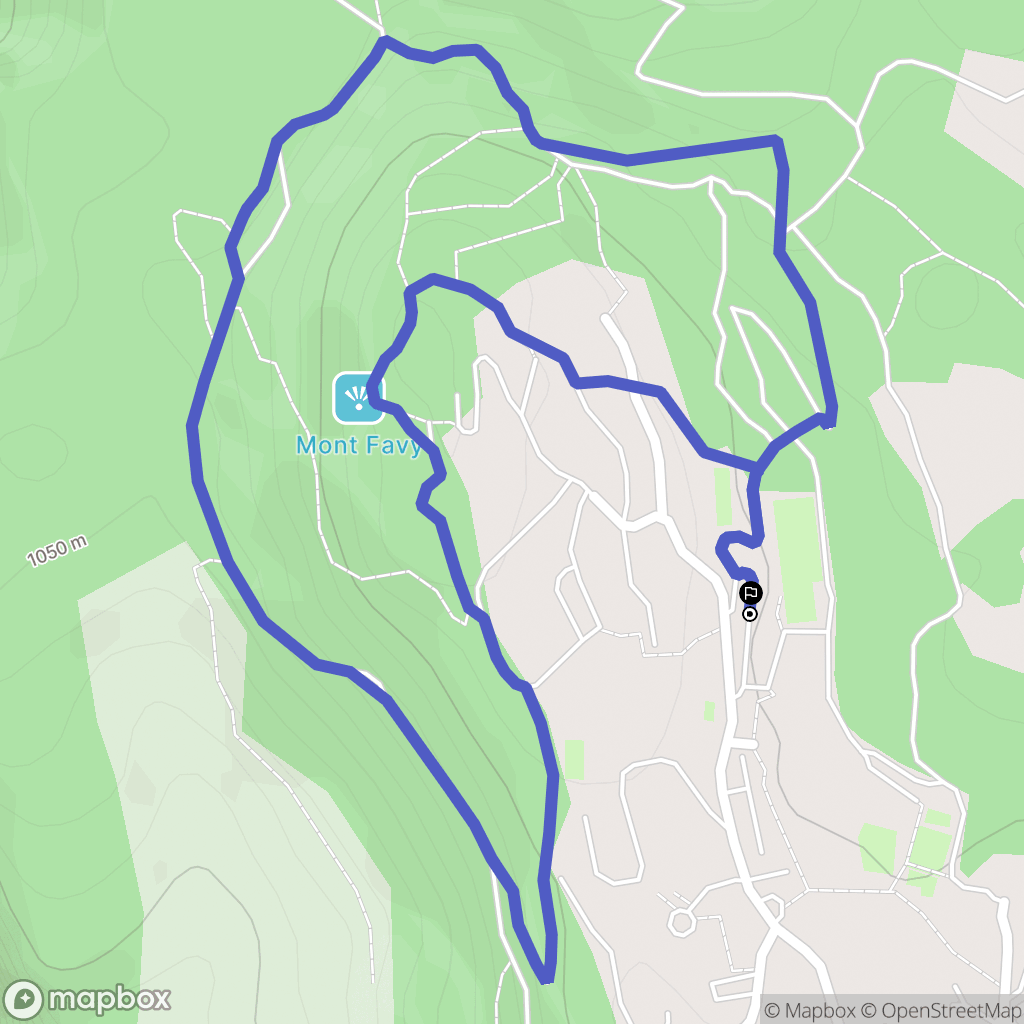 Les Carroz : carte du parcours de randonnée - France