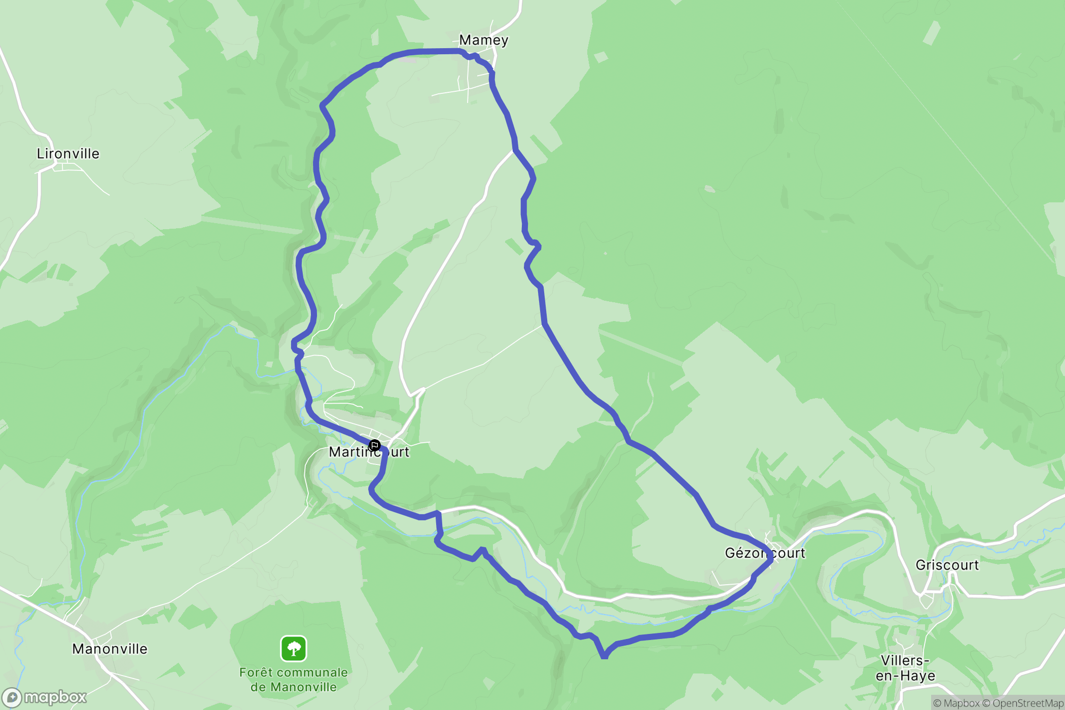 Martincourt: routekaart voor buitenactiviteiten - France