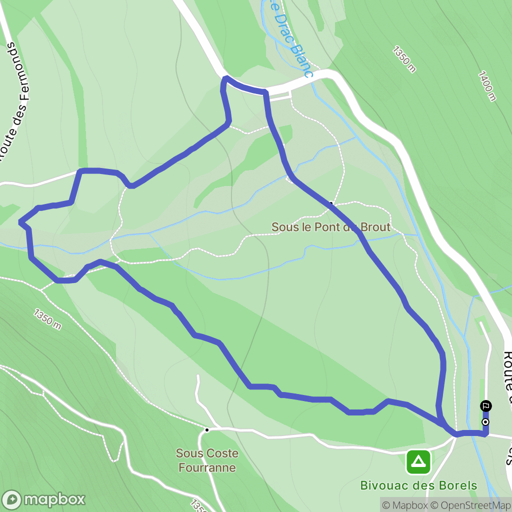 Champoléon: routekaart voor buitenactiviteiten - France
