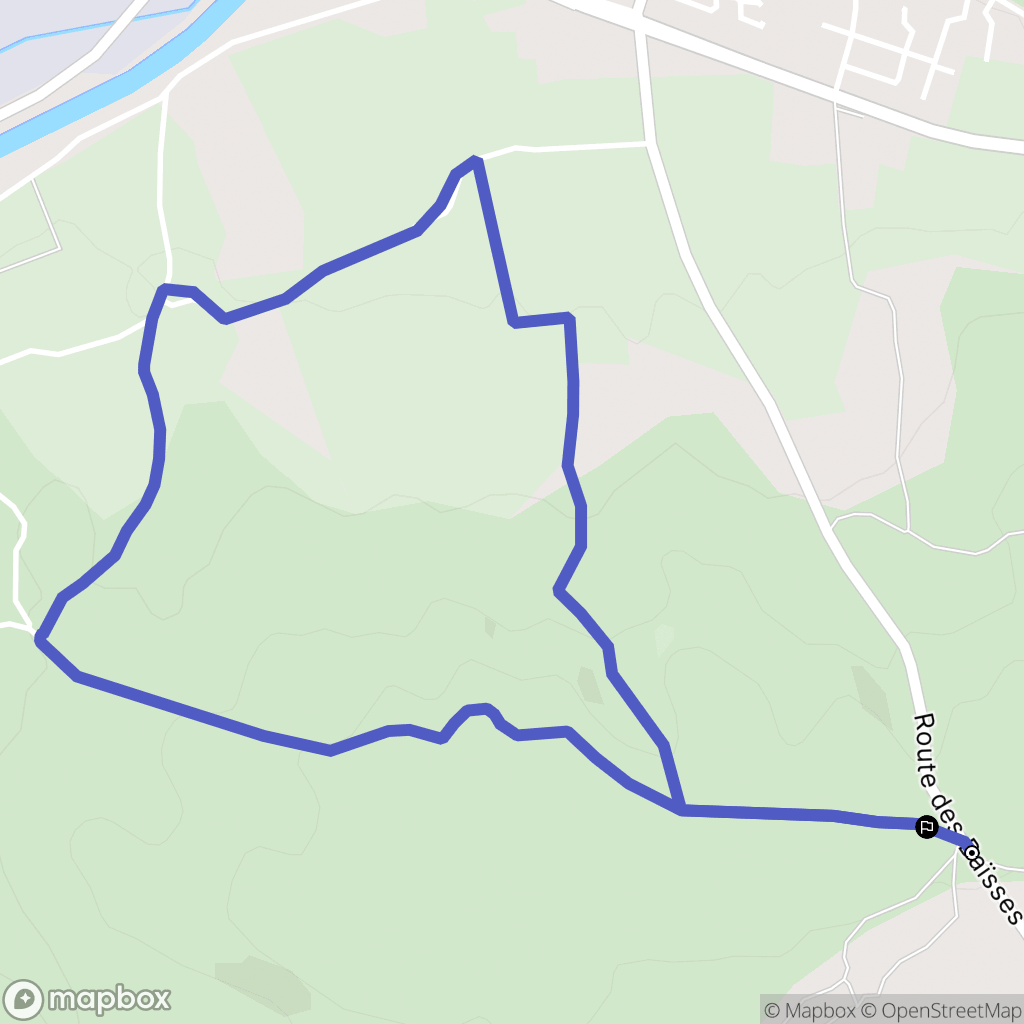 Lançon-Provence : carte du parcours de randonnée - France