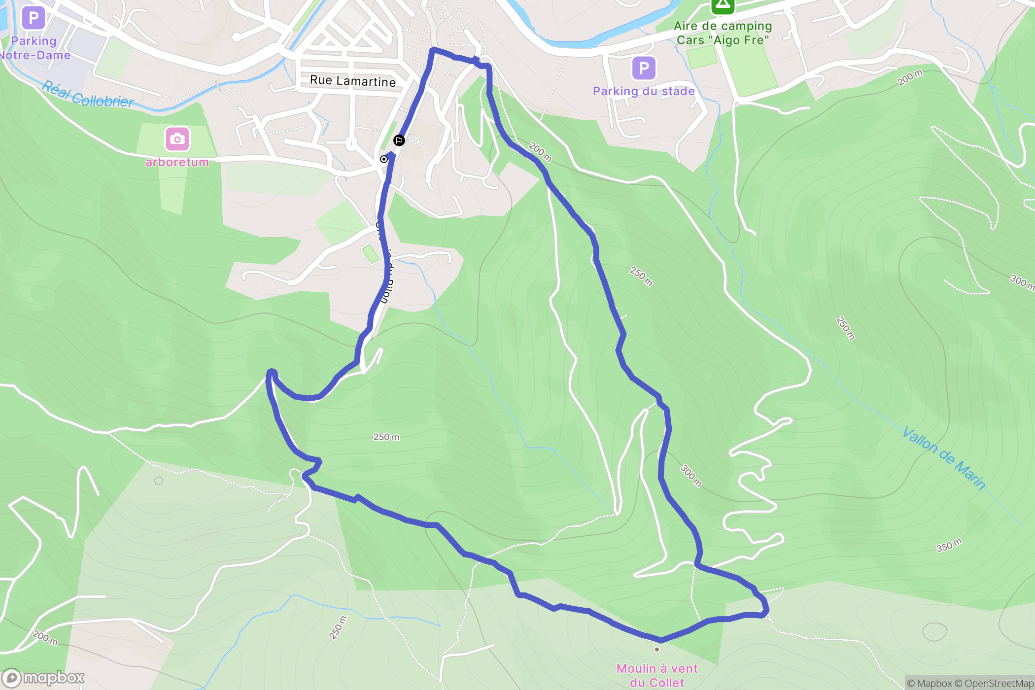Collobrières: routekaart voor buitenactiviteiten - France