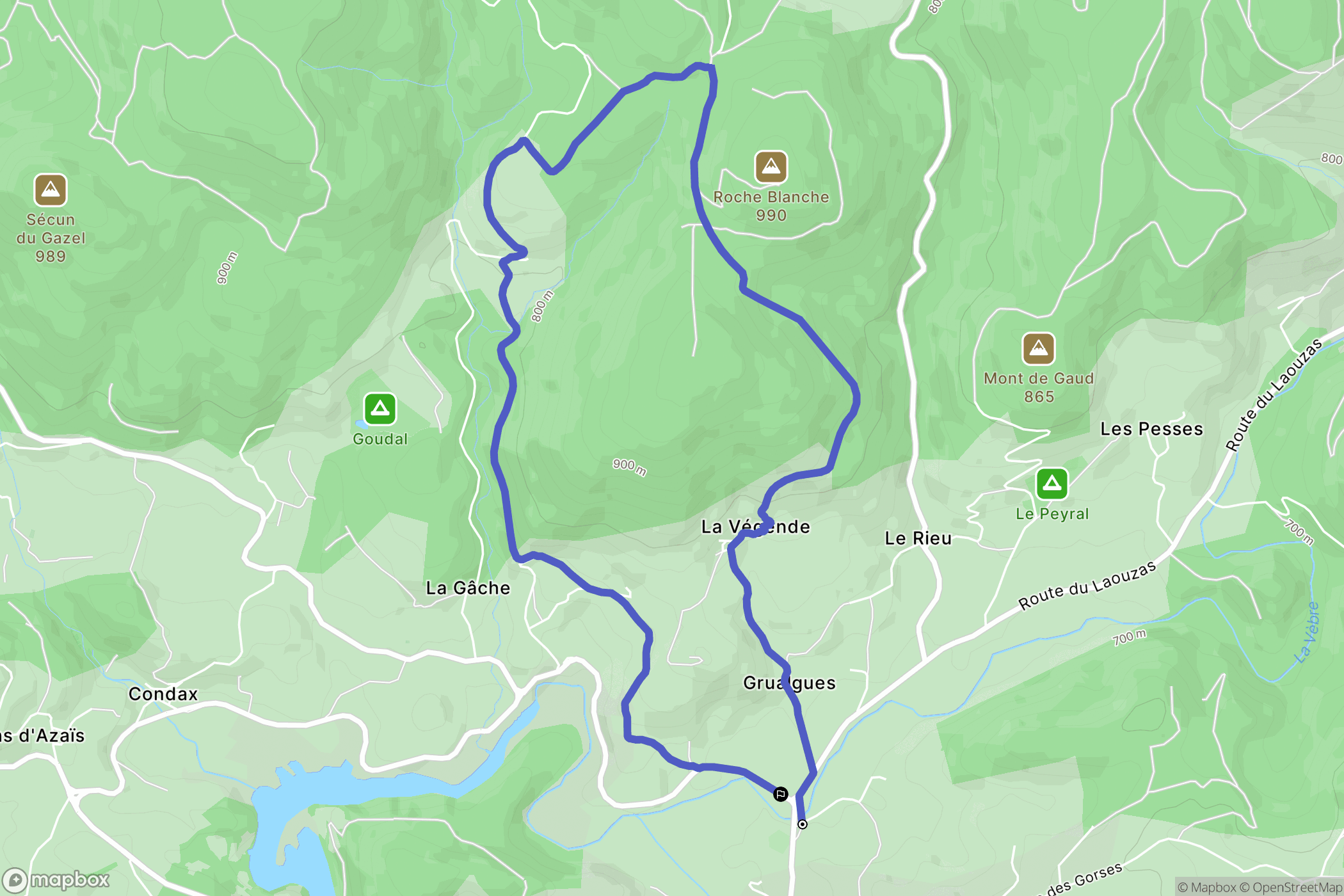 La Salvetat-sur-Agout: routekaart voor buitenactiviteiten - France