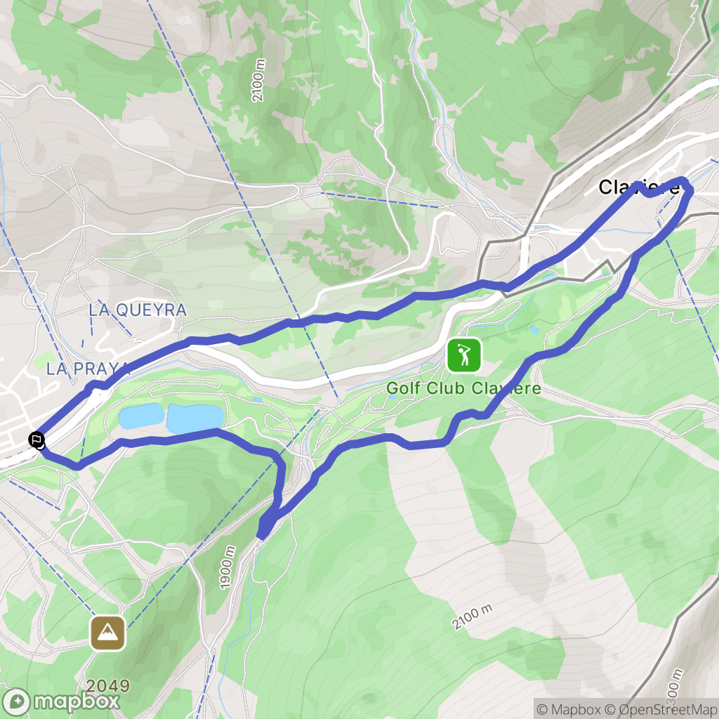 Montgenèvre: routekaart voor buitenactiviteiten - France