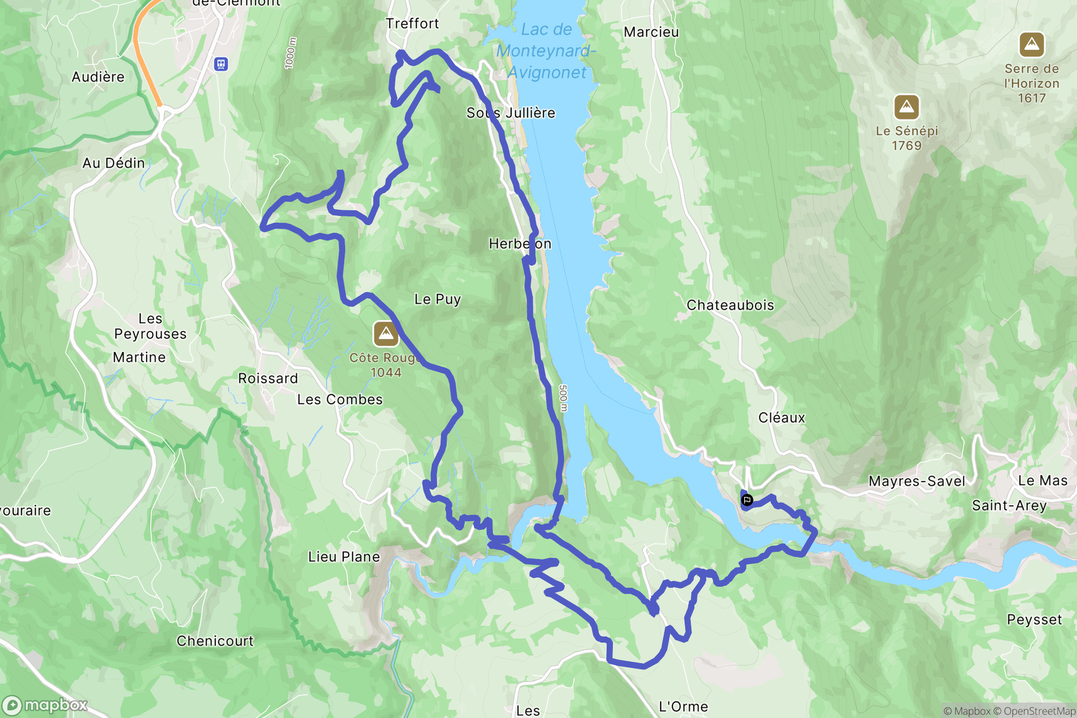 Mayres-Savel: routekaart voor buitenactiviteiten - France