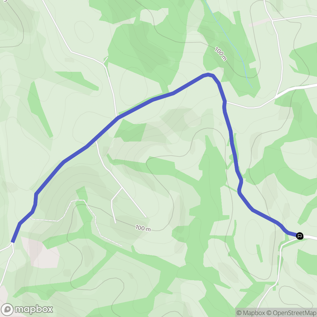 Saint-Pée-sur-Nivelle : carte du parcours de randonnée - France