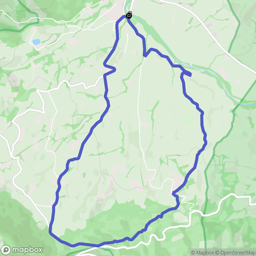 Sainte-Jalle : carte du parcours de randonnée - France