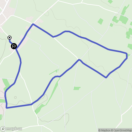 Eydoche : carte du parcours de randonnée - France