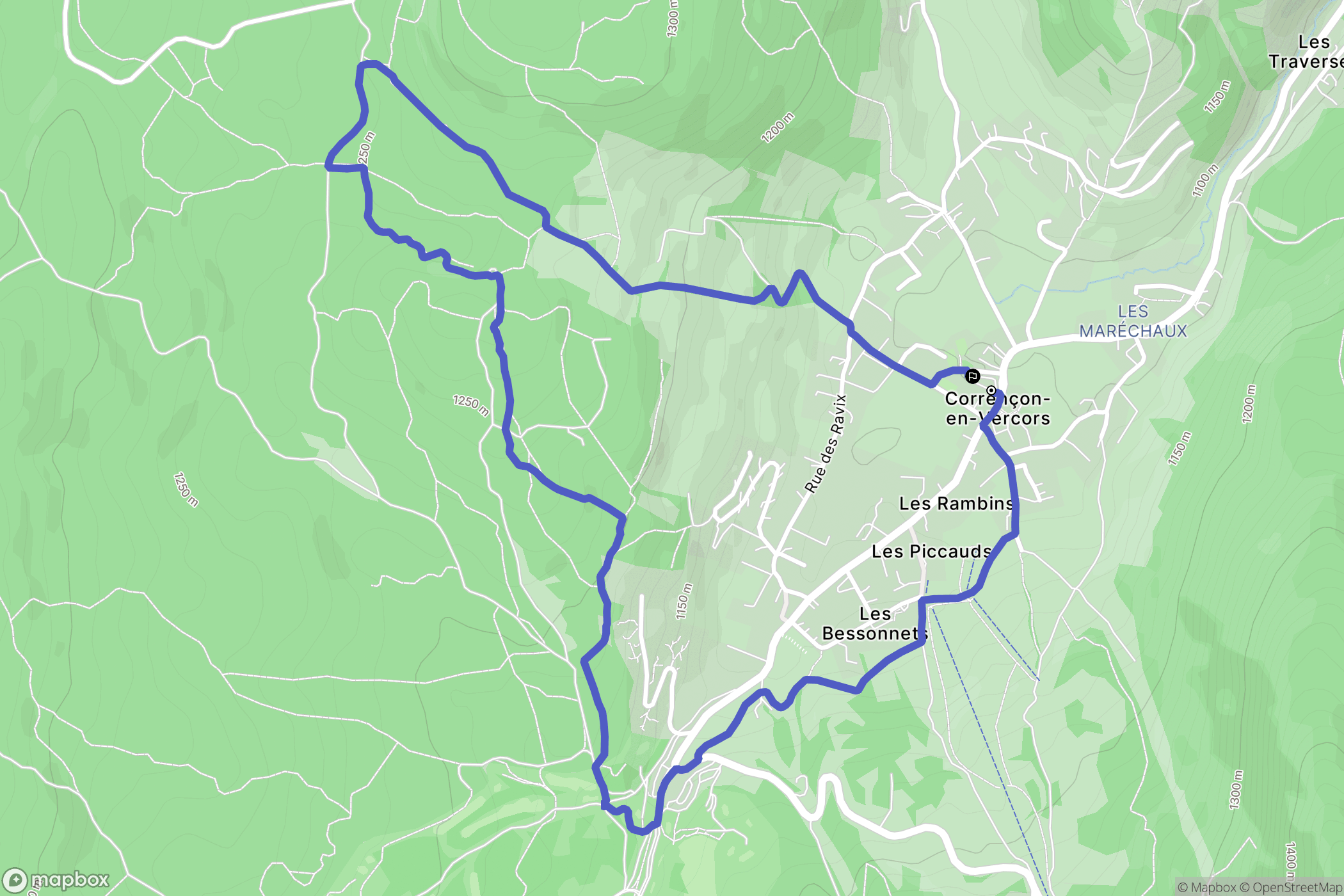 Corrençon en Vercors: routekaart voor buitenactiviteiten - France