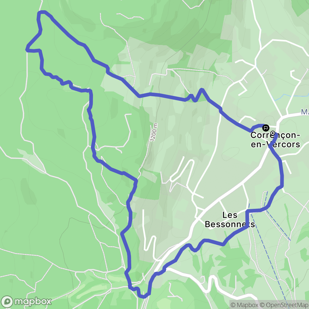 Corrençon en Vercors: routekaart voor buitenactiviteiten - France