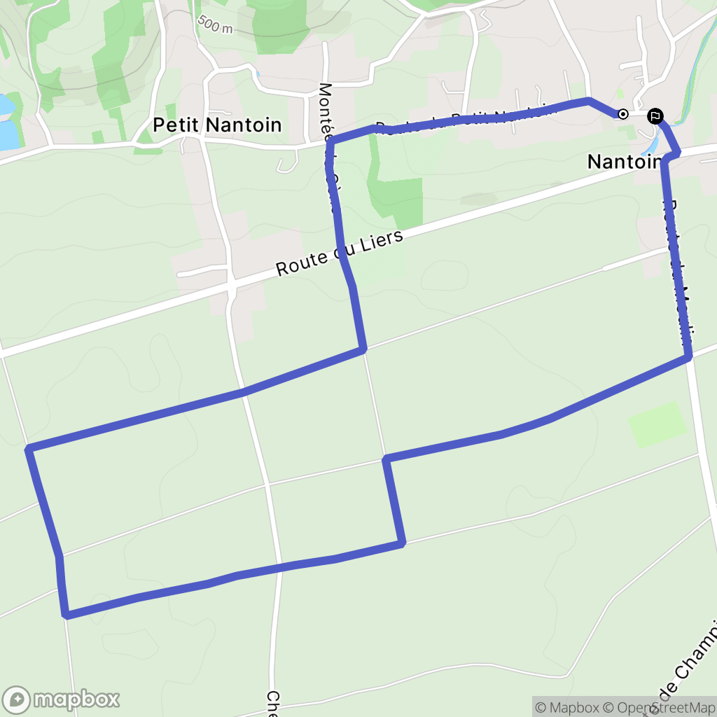 Porte-des-Bonnevaux : carte du parcours de randonnée - France