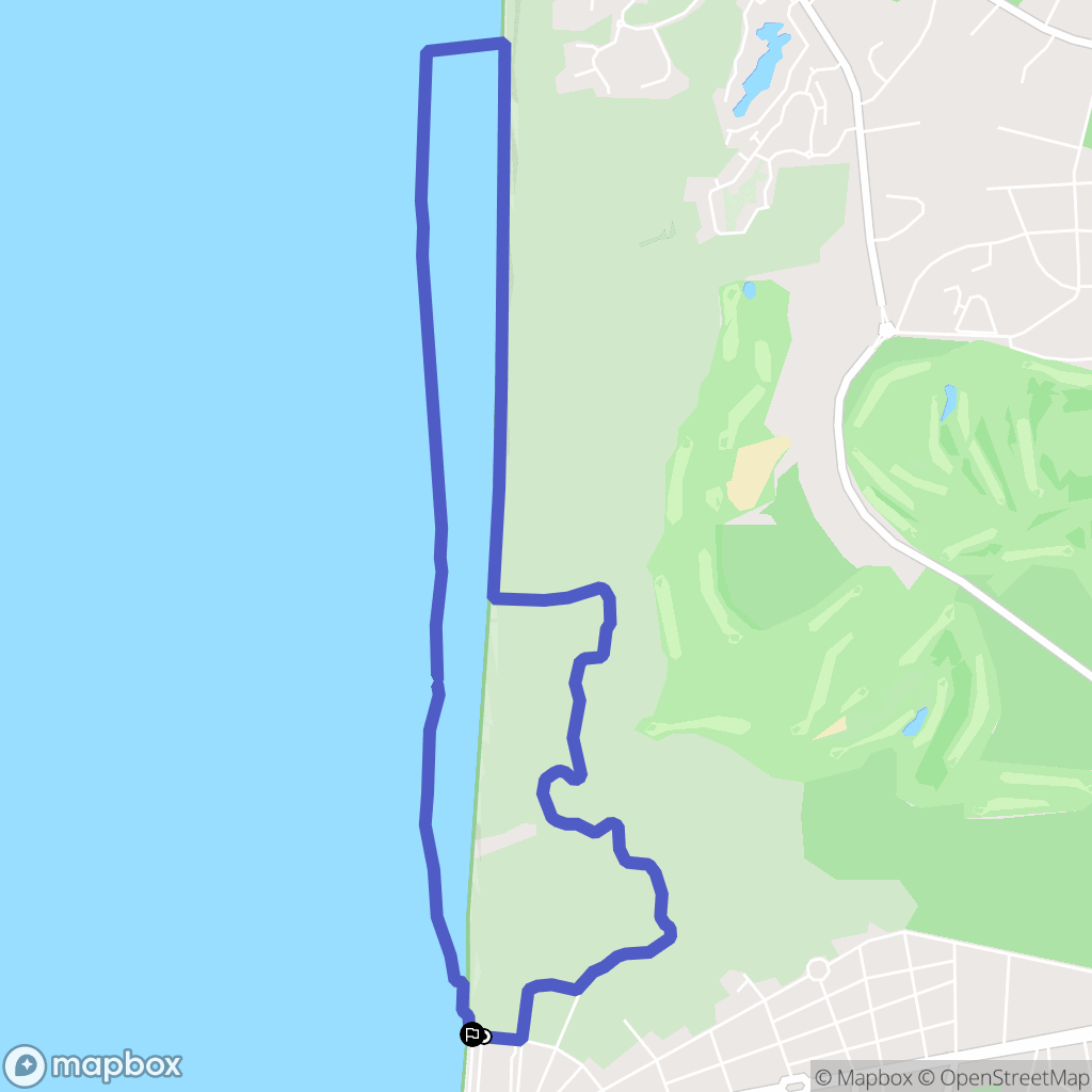 Cucq : carte du parcours de randonnée - France