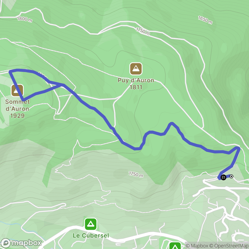 Auron: routekaart voor buitenactiviteiten - France