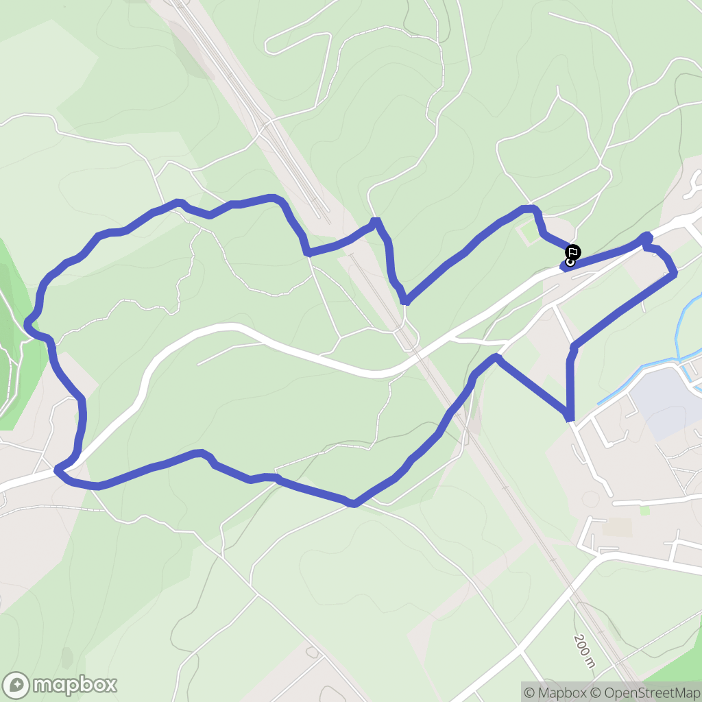 Vernègues : carte du parcours de randonnée - France