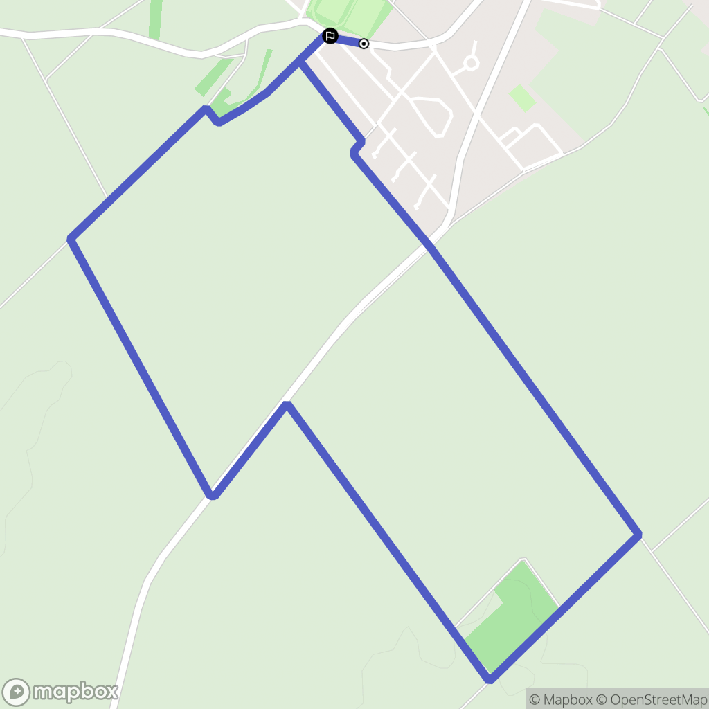Marigny-le-Châtel : carte du parcours de randonnée - France