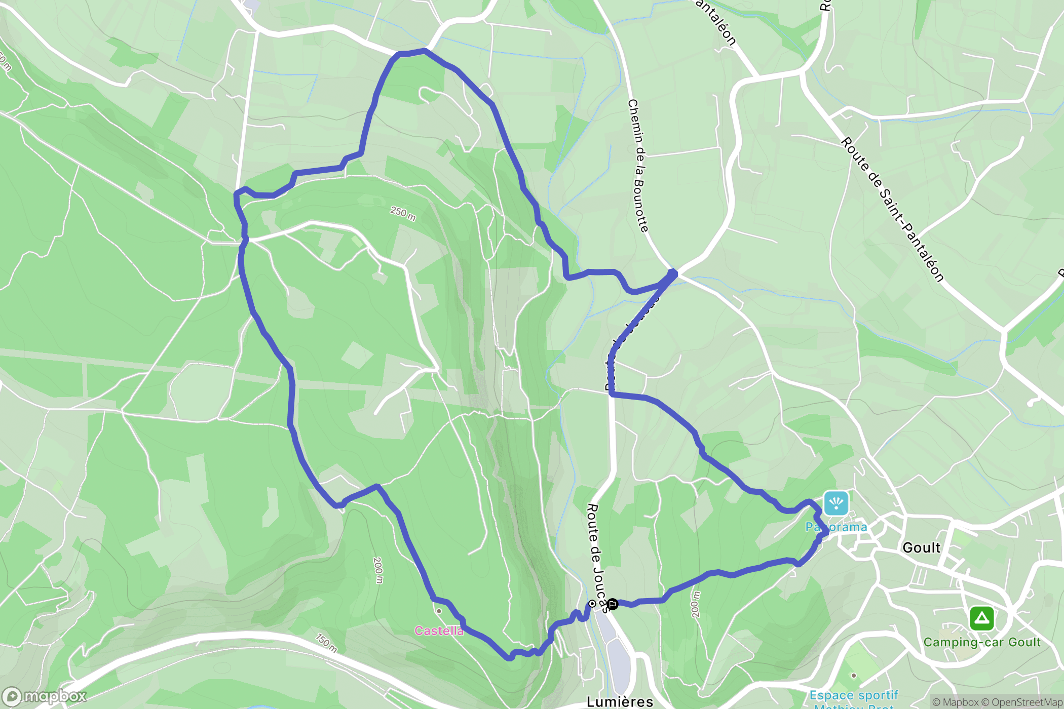 Goult: routekaart voor buitenactiviteiten - France