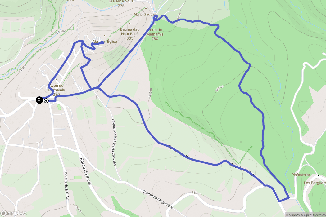 Méthamis: routekaart voor buitenactiviteiten - France