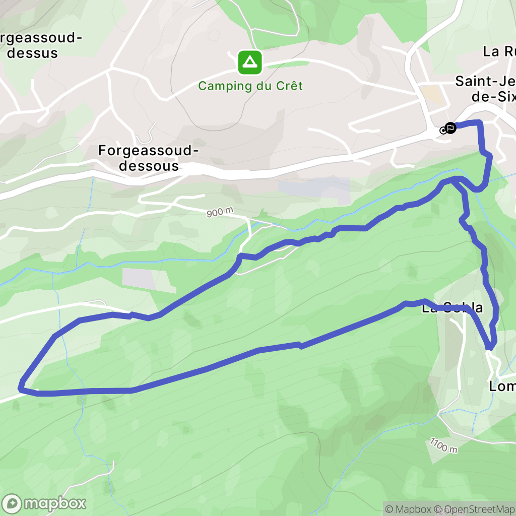 Saint-Jean-de-Sixt: routekaart voor buitenactiviteiten - France