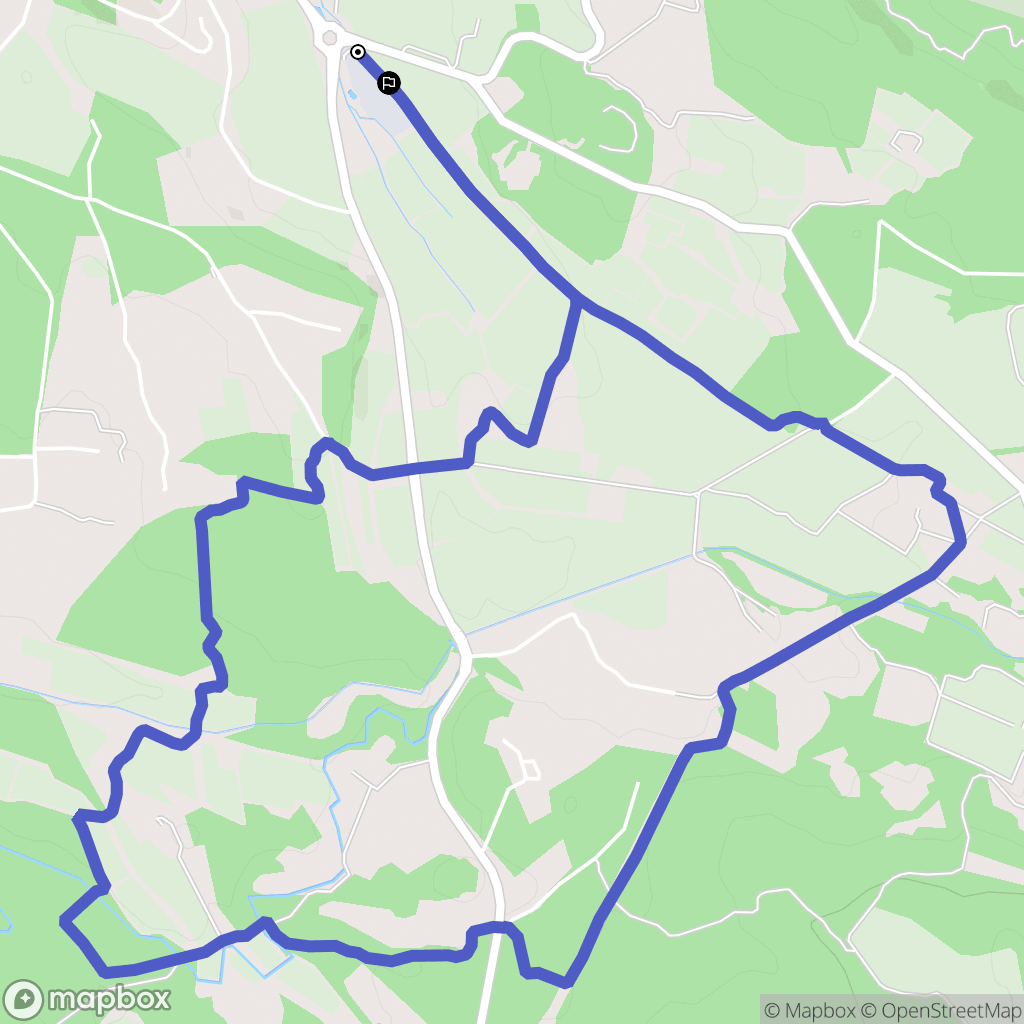 Rognes : carte du parcours de randonnée - France