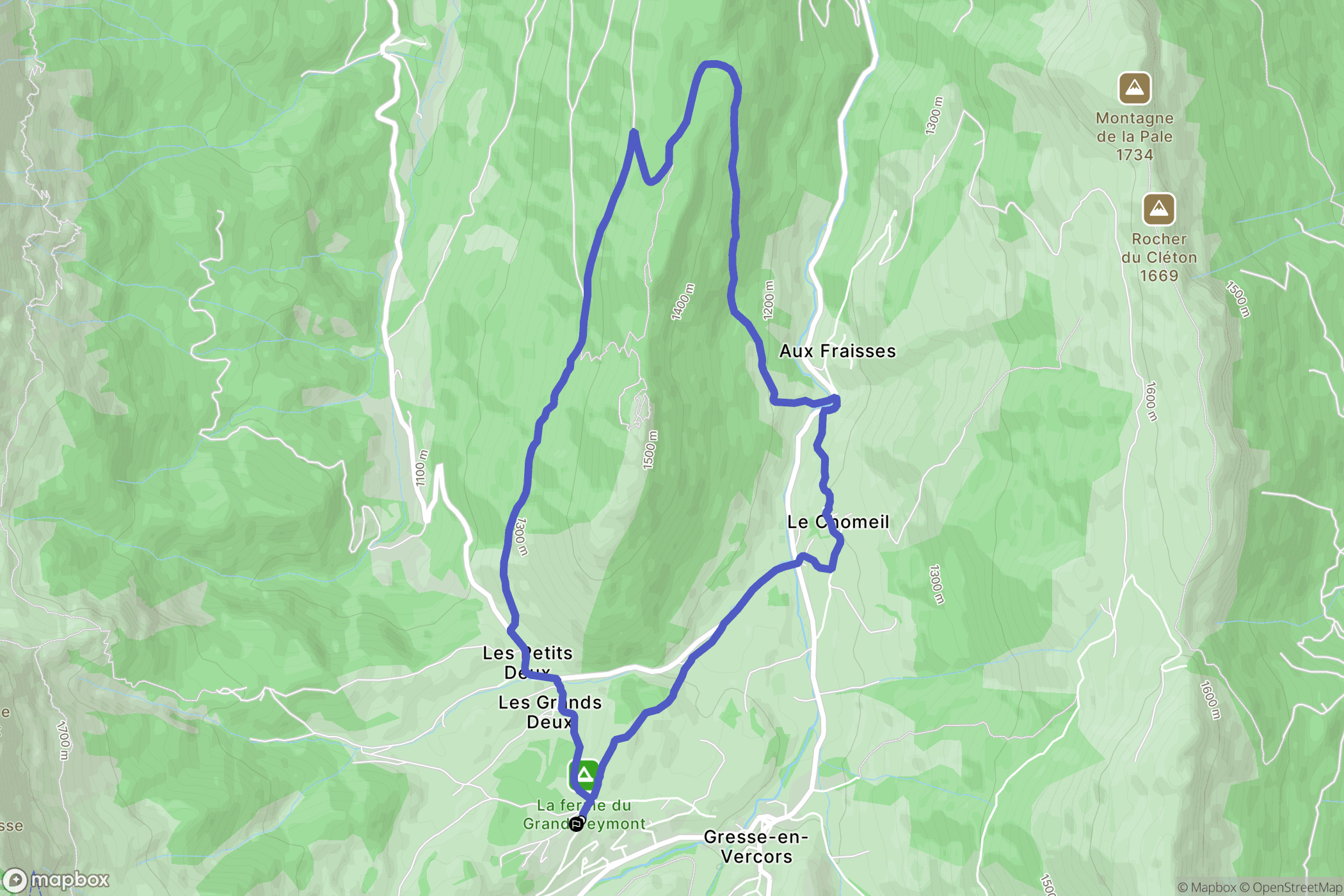 Gresse-en-Vercors: routekaart voor buitenactiviteiten - France