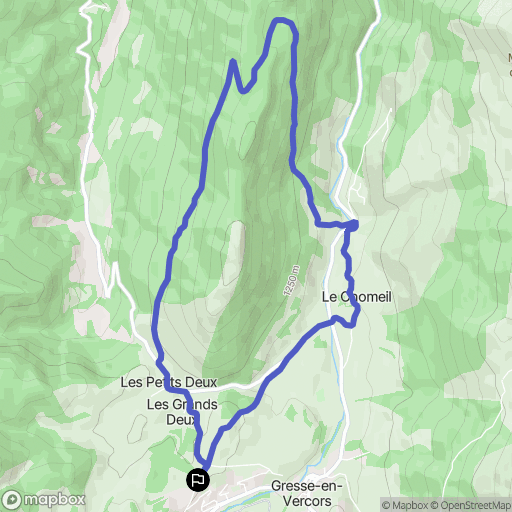 Gresse-en-Vercors: routekaart voor buitenactiviteiten - France
